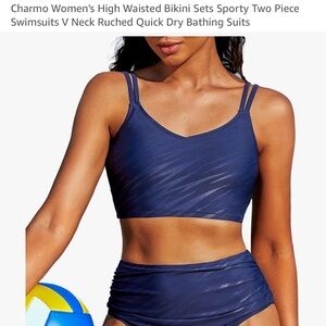 Elegant Navy Bikini Set for Women